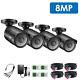 Zosi 4x 4k Ultra Hd Security Camera 8.0mp Outdoor Bullet Cctv Home Camera System