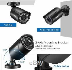 ZOSI 5MP CCTV Super HDMI DVR Extreme Home Outdoor Security Camera System 1TB HDD