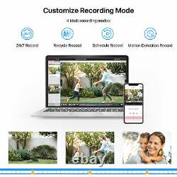 ZOSI 5MP Lite 8CH DVR 1080P Outdoor Security Camera System with Hard Drive 1TB