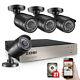 Zosi 8ch 1080n Dvr 2tb Hd Outdoor 1080p Home Surveillance Security Camera System