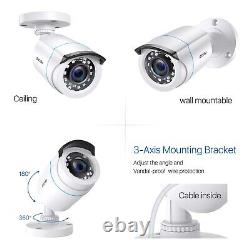 ZOSI 8CH 1080P HD CCTV Home Security Camera System 2MP DVR Outdoor Night Vision