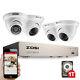 Zosi 8ch 1080p Dvr 2mp Outdoor Home Security Camera System With Hard Drive 1tb