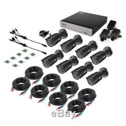 ZOSI 8CH 1080p HDMI DVR 720p Outdoor CCTV Home Security Camera System 1TB HDD
