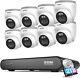 Zosi 8ch 4mp 2.5k Home Security Poe Ip Camera System Smart Human Detection 2tb