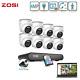 Zosi 8ch 4mp Poe Security Camera System C220 2.5k Home With 2tb Hdd 24/7 Record