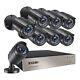 Zosi 8ch 5mp Lite Dvr Outdoor Cctv Security 1080p Camera System Kit Night Vision