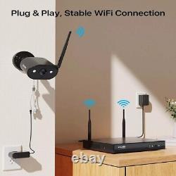 ZOSI 8CH H. 265+ 3MP 2k wireless security camera system 1TB HDD wifi Outdoor home