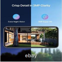 ZOSI 8CH H. 265+ 3MP 2k wireless security camera system 1TB HDD wifi Outdoor home