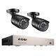 Zosi 8ch H. 265+ 5mp Lite Dvr 2 1080p Outdoor Bullet Camera Home Security System