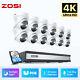 Zosi 8mp Home Poe Security Camera System 16ch 4k 4tb Nvr Ai Color Night Vision