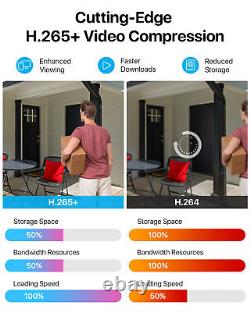 ZOSI 8 Channels 1080p H. 265+ Home Security Camera System Outdoor Motion Alerts