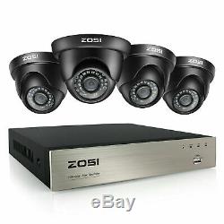 ZOSI HD 8CH H. 265 5MP Lite DVR 1080P IR Outdoor CCTV Home Security Camera System