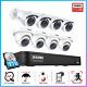 Zosi H. 265+ 1080p Home Security Camera System Outdoor 5mp Lite 8ch Wired Dvr 1tb
