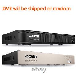 ZOSI H. 265+4CH 5MP-Lite DVR CCTV Home Outdoor 1080p Security Camera System 1TB