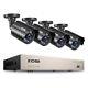 Zosi H. 265+ 5mp Lite Dvr 1080p Home Security Camera System Kit Cctv Night Vision