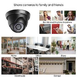 ZOSI H. 265 8CH 5MP Lite DVR 1080P Outdoor Indoor Home Security Camera System 1TB