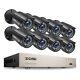 Zosi H. 265+ 8ch 5mp Lite Dvr 2mp Outdoor Home Video Surveillance Camera System