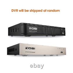 ZOSI H. 265+ 8CH HD 5MP-Lite DVR 1080P Outdoor Home Security Camera CCTV System