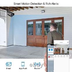 ZOSI H. 265+ 8CH HD 5MP-Lite DVR 1080P Outdoor Home Security Camera CCTV System