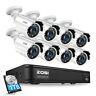 Zosi H. 265+ Dvr 1080p Cctv Home Security Camera System Ir Night Vision 0-1tb