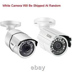 ZOSI H. 265+ DVR 1080P CCTV Home Security Camera System IR Night Vision 0-1TB