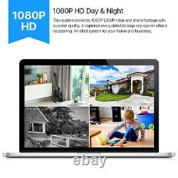 ZOSI H. 265+ Outdoor Security Camera System 1080p 8CH 5MP Lite DVR 2TB for Home