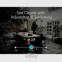 Zmodo Replay 4CH NVR 4 Outdoor Audio Indoor WiFi Camera Home Security System 1TB