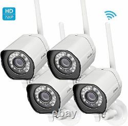 Zmodo WiFi HD 720p Surveillance IP Camera 4 Pack Home and Business Security