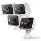 Zmodo Zh-ixy1d Wireless 2-way Audio Hd Home Security Camera 4pack With Night Vis