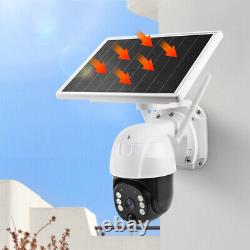 1080p Hd Sans Fil Solar Power Wifi Outdoor Home Security Caméra Ip Night Vision