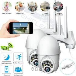 1080p Sans Fil Wifi Ip Caméra Extérieure Cctv Hd Ptz Smart Home Security Ir Cam