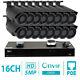 16 Canal 8mp 4k Nvr 16 X 5mp 1920p Poe Ip Outdoor Home Security Camera System