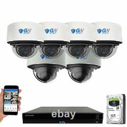 16 Channel 4k Nvr 4 X 12mp Et 2 X 8mp Poe Ip Ai Dome Security Camera System
