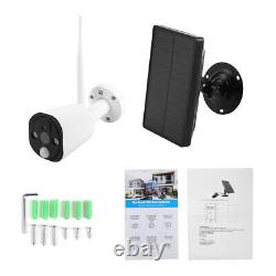 2x Wireless Solar Battery Powered Outdoor Audio Security Camera System 1080p USA