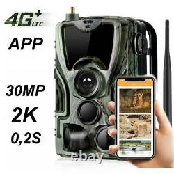 30mp 4g App Fotofalle Hc-801plus Wildkamera Überwachungskamera Jagdkamera Sim