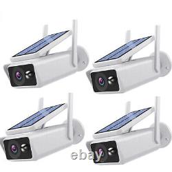 4 Caméras de sécurité extérieures Wifi 1080P sans fil avec vision nocturne vidéo