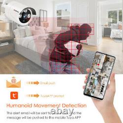 4ch 1080p Home Outdoor Wireless Security Camera System Wifi Nvr Kit Ls Vision