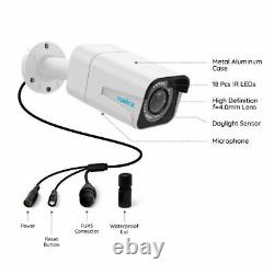 4k 16ch 8mp Poe Ip Security Camera System Nvr Kit 7x24 Enregistrement Rlk16-800b8