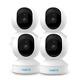 4pcs Caméra De Sécurité Sans Fil 4mp Home Smart Wi-fi Système Ir Night Vision E1 Pro