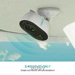 4x Caméra De Sécurité Wifi Extérieur Avec Spotlight Home Security System Reolink Lumus
