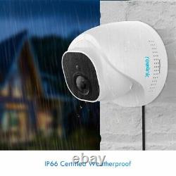 4x Caméra de sécurité PoE Reolink 5MP CCTV à domicile avec enregistrement audio extérieur RLC-520