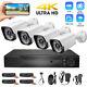 8pack 8ch H. 265+ 5mp Lite Dvr 1080p Kit De Système De Caméra De Sécurité Domestique Cctv Extérieur