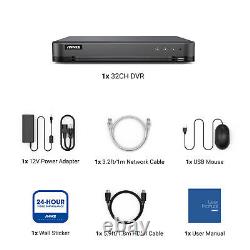 ANNKE 32CH DVR Enregistreur Vidéo 5MP Détection de Mouvement AI H. 265+ pour Système de Sécurité