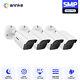 Annke 4x Caméra De Sécurité Cctv Extérieure 5mp Avec Détection De Mouvement Pour La Surveillance à Domicile