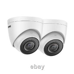 ANNKE Caméra de sécurité POE Dome 4K pour la maison en extérieur avec vision nocturne intelligente et réseau C800.