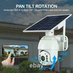 Accueil Caméra De Sécurité Outdoor Solar Battery Powered Wireless Pan Tilt Spotlight