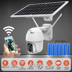 Accueil Système De Caméras De Sécurité Batterie Solaire Extérieure Sans Fil Alimentée Wifi Cam Hd