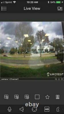 Amcrest 1080p Poe Outdoor Ptz Ip Camera (12x Optical Zoom) Speed Dome Renouvelé