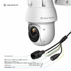 Amcrest 1080p Wifi Ip Ptz Caméra 25x Zoom Optique De Sécurité Du Système De Surveillance