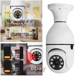 Ampoule caméra IP E27 1080P Wi-Fi sans fil pour la sécurité intelligente de la maison avec vision nocturne infrarouge